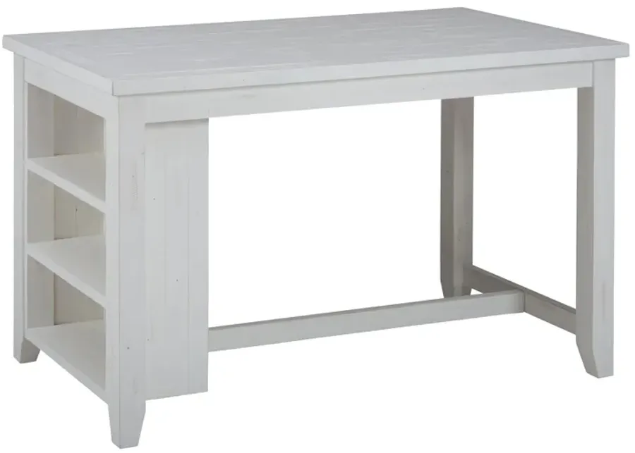 Madaket Counter-Height Dining Table w/ Storage in White by Jofran