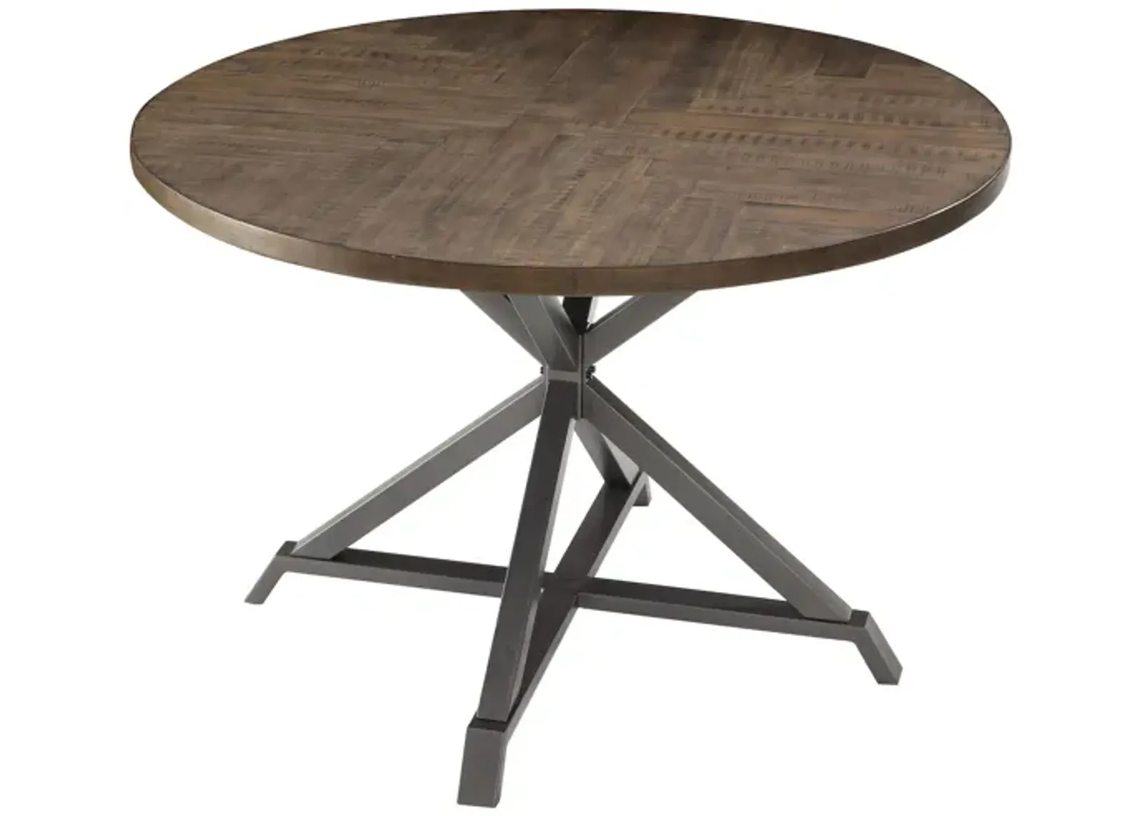 Crawford Round Dining Table in Light Oak by Homelegance