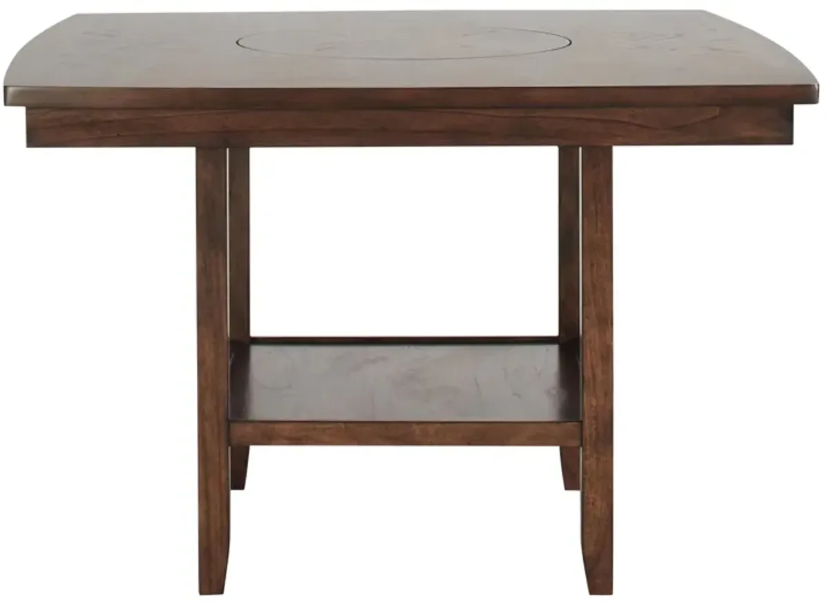 Elmore Counter-Height Dining Table in Brown by Bellanest