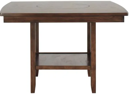 Elmore Counter-Height Dining Table in Brown by Bellanest