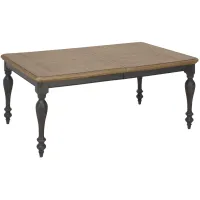 Pirro Dining Table w/ Leaf in Two-Tone by Davis Intl.