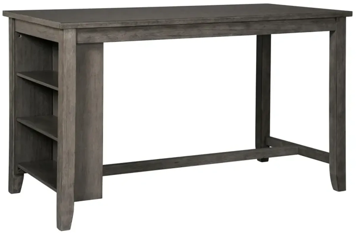 Nash Counter-Height Dining Table in Dark Gray by Ashley Furniture