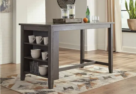Nash Counter-Height Dining Table in Dark Gray by Ashley Furniture