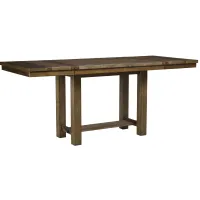 Montana Counter-Height Dining Table w/ Leaves in Grayish Brown by Ashley Furniture