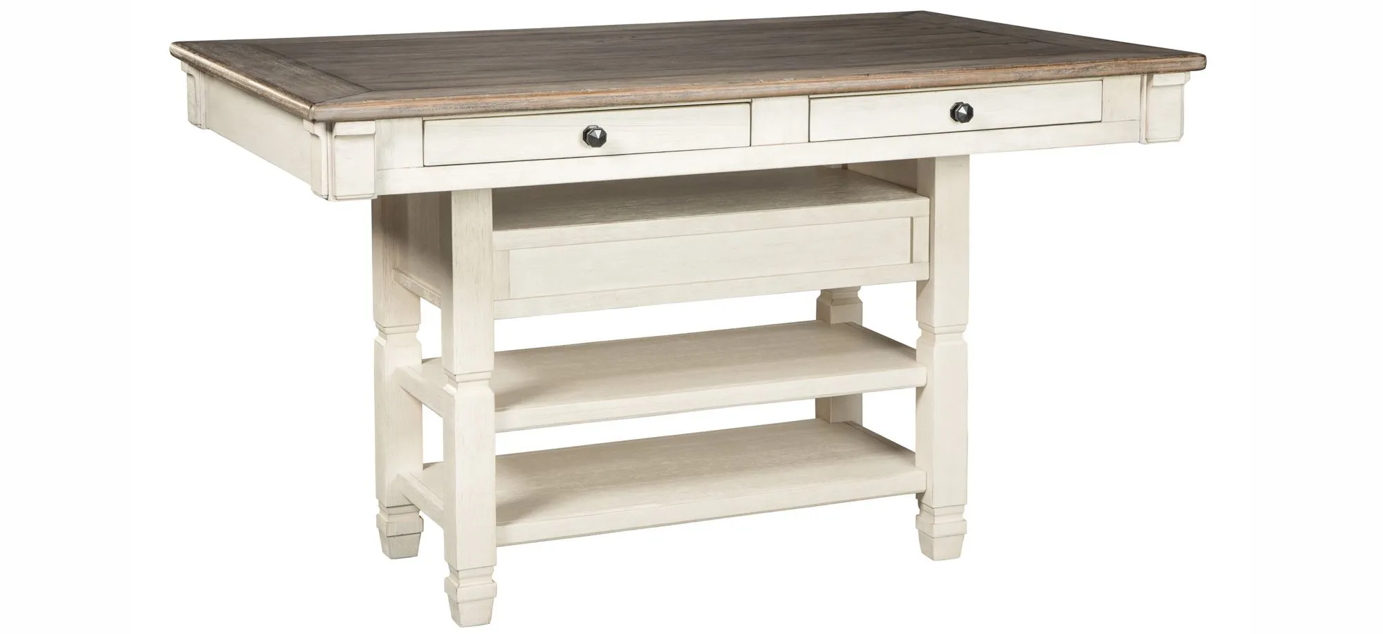 Aspen CounterHeight Dining Table w/ Wine Storage