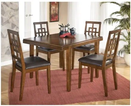 Garvin Dining Set in Medium Brown by Ashley Furniture by