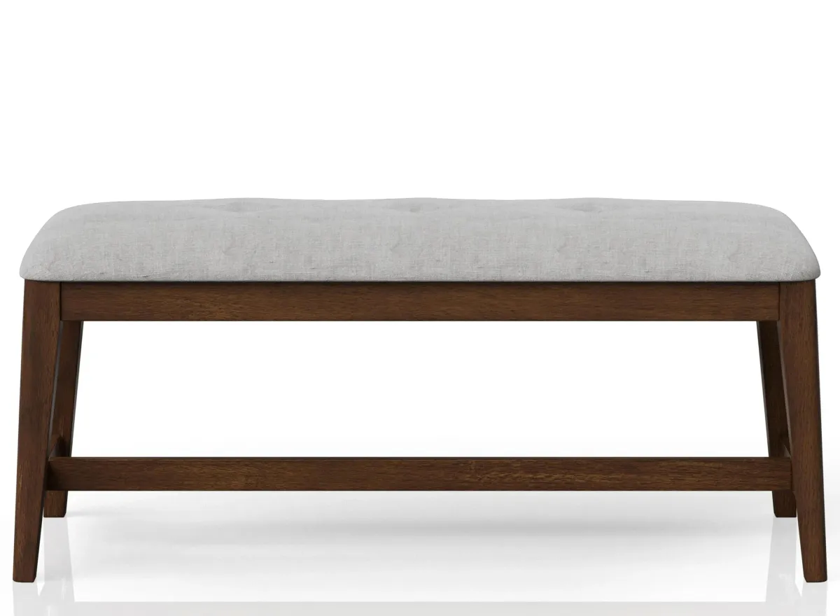 Dorval Backless Bench in Cherry by Bernards Furniture Group