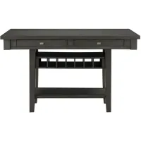 Brindle Counter Height Dining Room Table in Gray by Homelegance