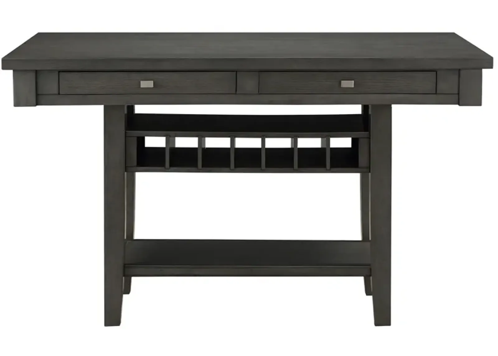 Brindle Counter Height Dining Room Table in Gray by Homelegance