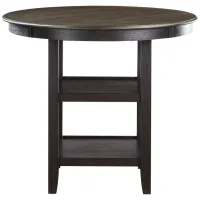 Arlana Counter-Height Dining Table in Brown and Black by Homelegance