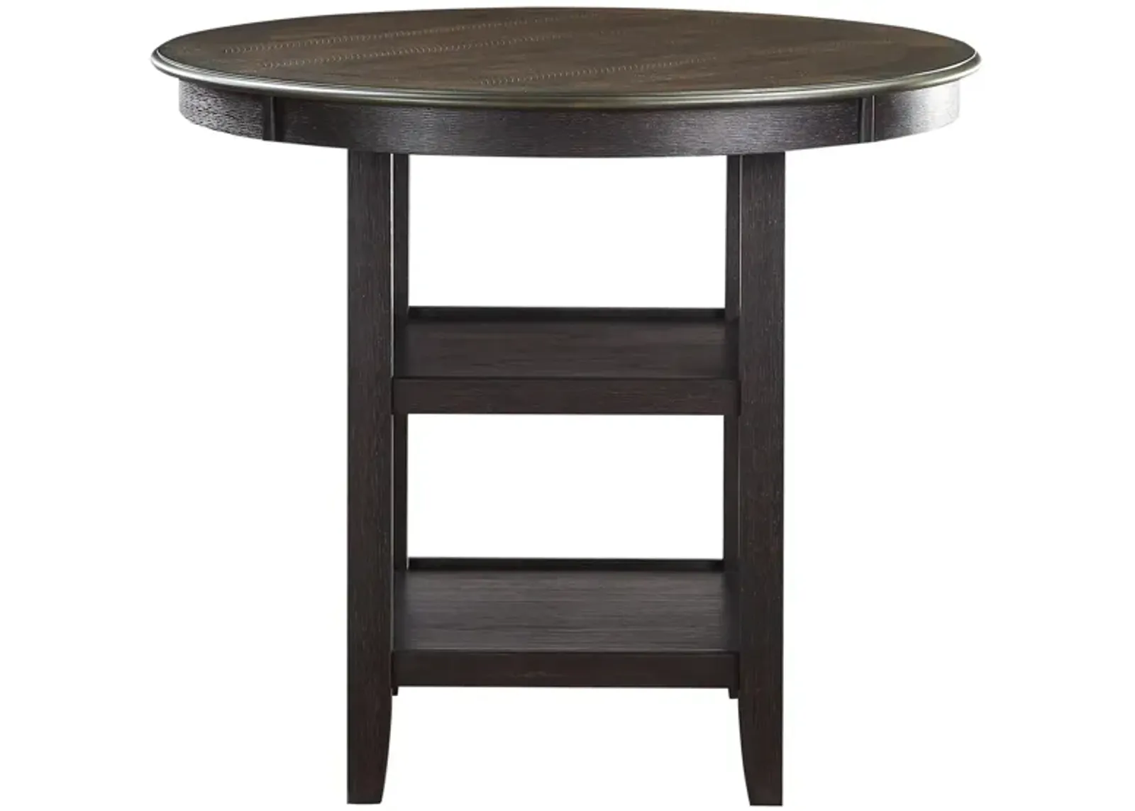 Arlana Counter-Height Dining Table in Brown and Black by Homelegance