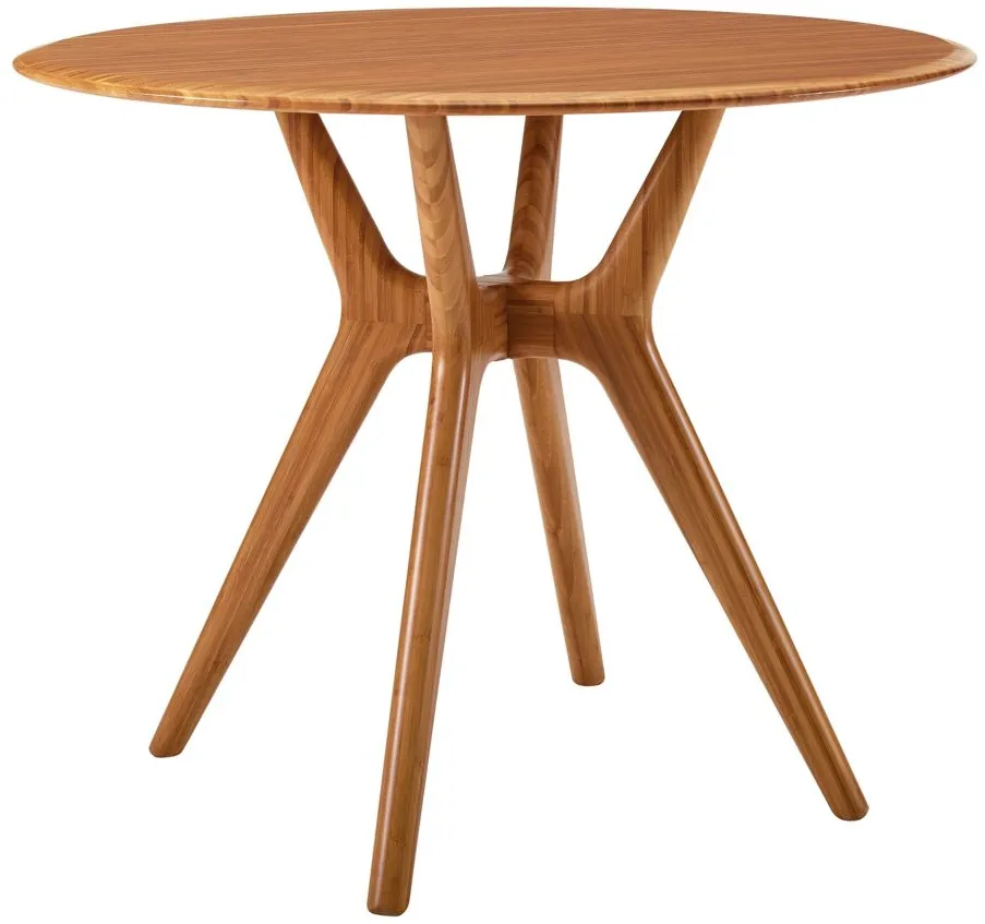 Cassia 36" Round Dining Table in Amber by Greenington