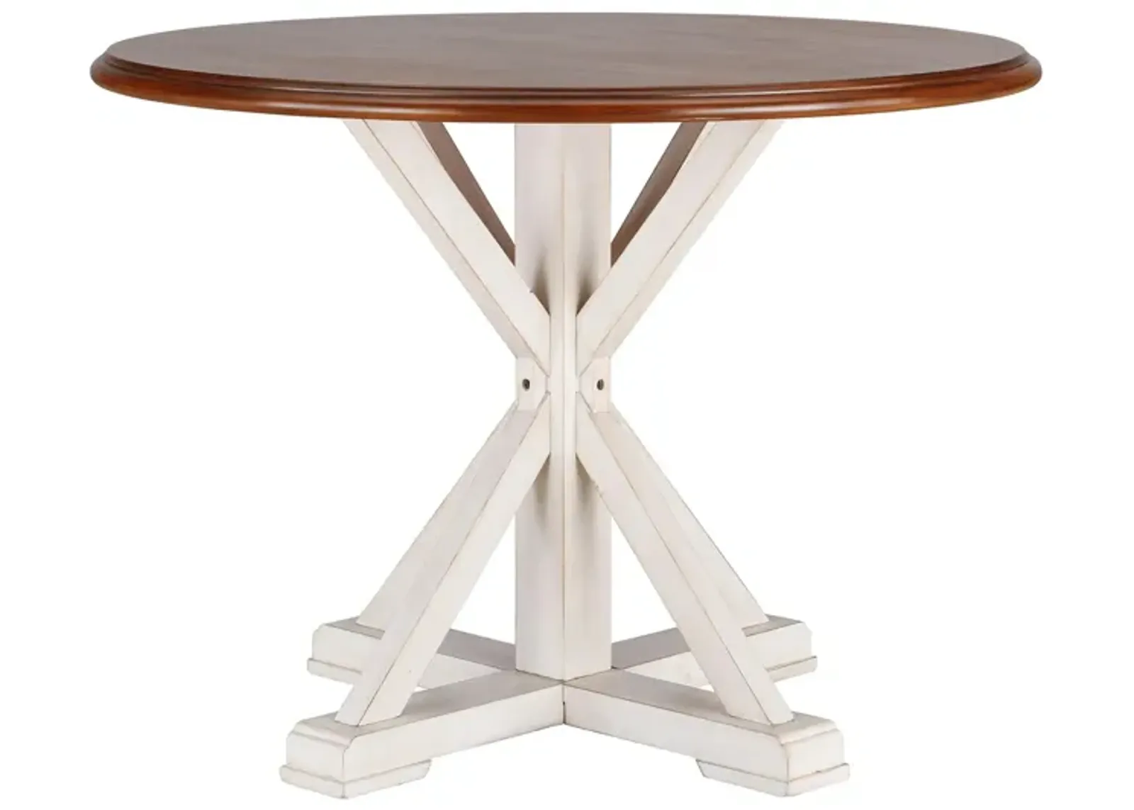 Gormley Farmhouse Dining Table in Off-White by SEI Furniture