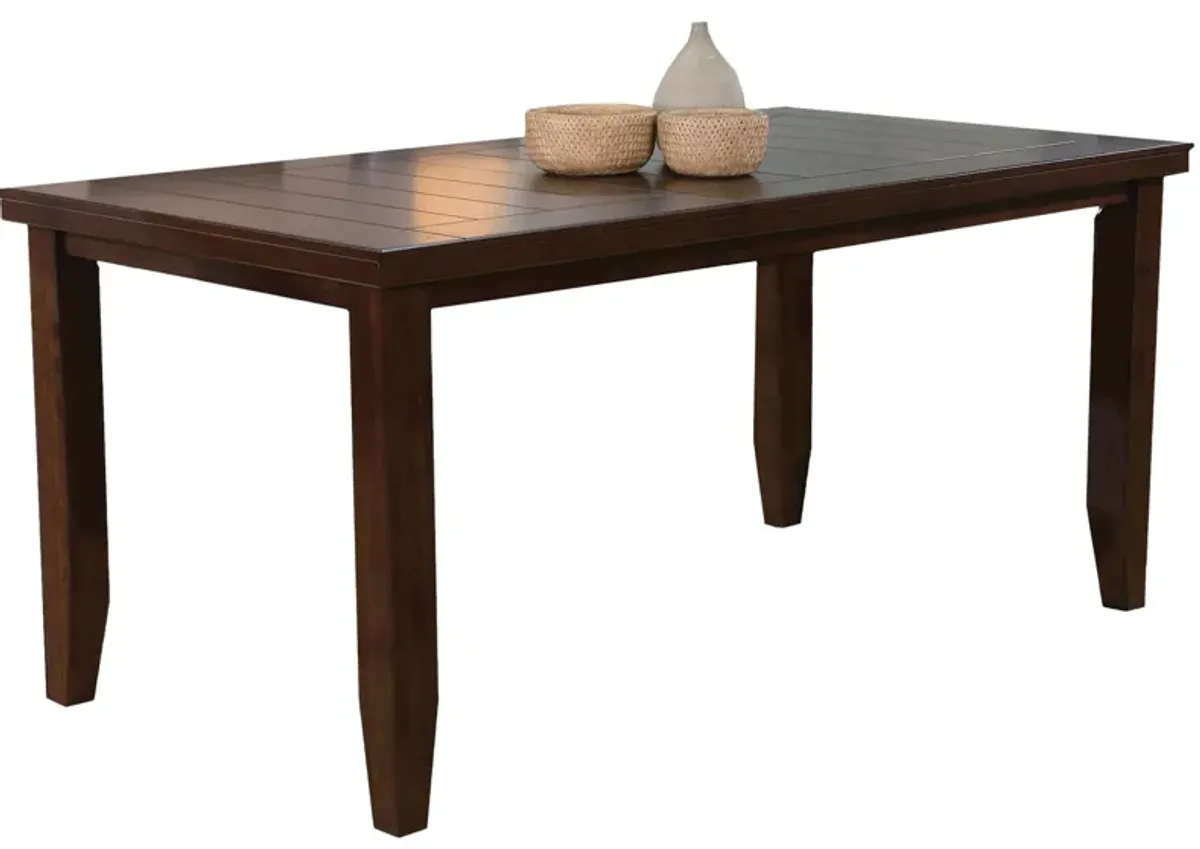 Bardstown Counter-Height Dining Table w/ Leaf in Oak / Espresso by Crown Mark