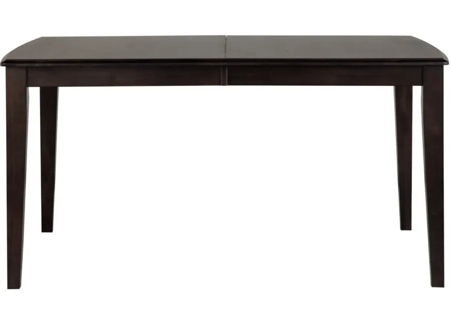 Bristol Point Dining Table w/ Butterfly Leaf in Warm Grey by A-America