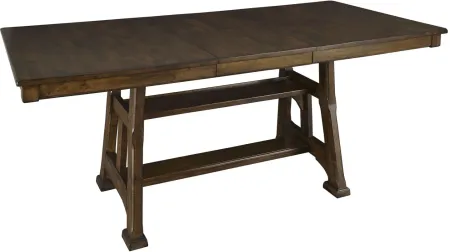 Ozark Counter-Height Dining Table w/ Leaf in Warm Pecan by A-America