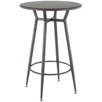 Clara Round Bar Table in Antique by Lumisource