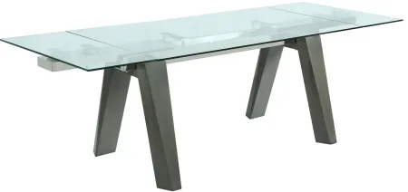Sombra Dining Table in Gray by Chintaly Imports