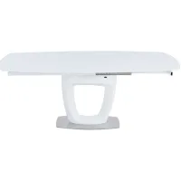 Giuliana Dining Table in White by Chintaly Imports