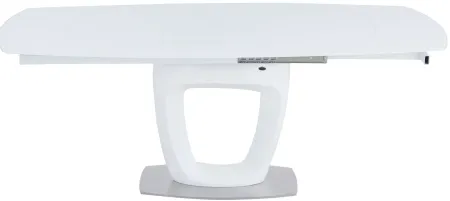 Giuliana Dining Table in White by Chintaly Imports