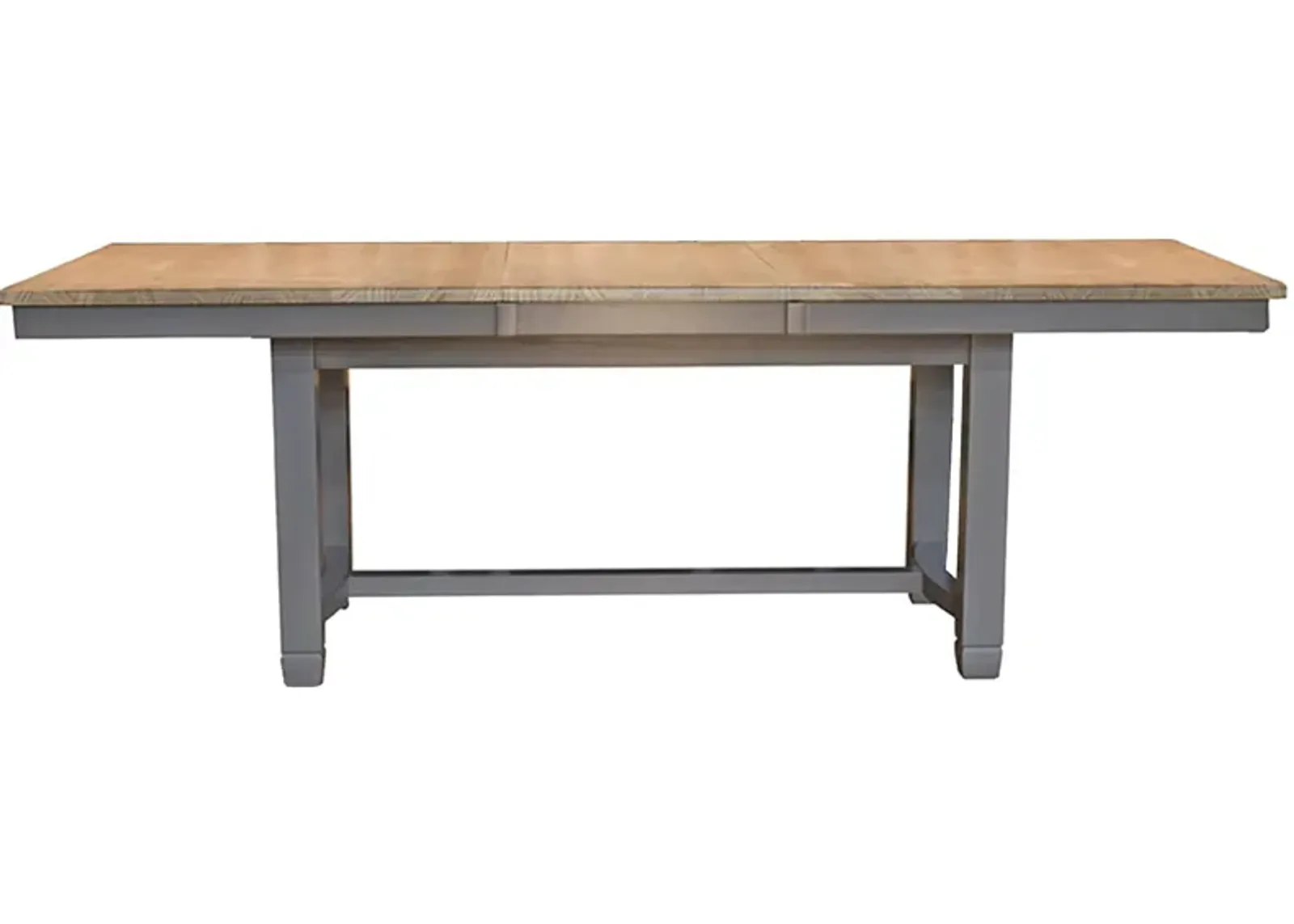 Port Townsend Rectangular Trestle Single Leaf Dining Table