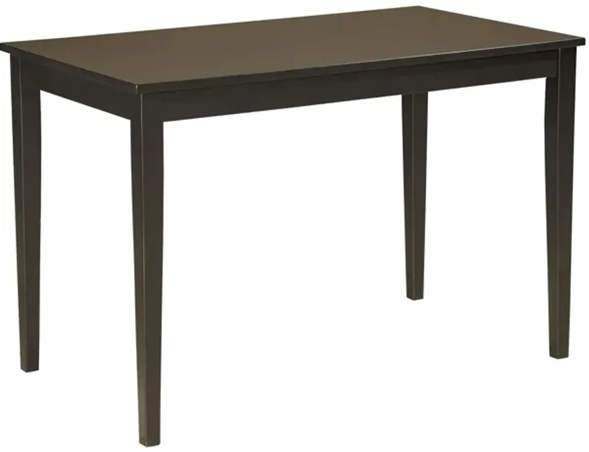 Kimonte Dining Table in Dark Brown by Ashley Furniture