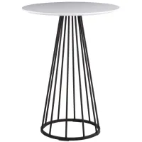 Canary Counter-Height Table in White by Lumisource