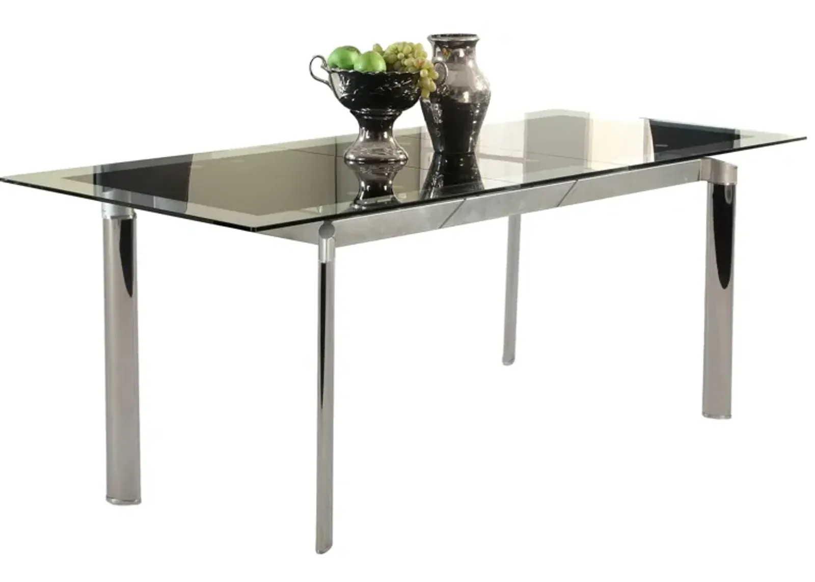 Tarra Dining Table in Black by Chintaly Imports