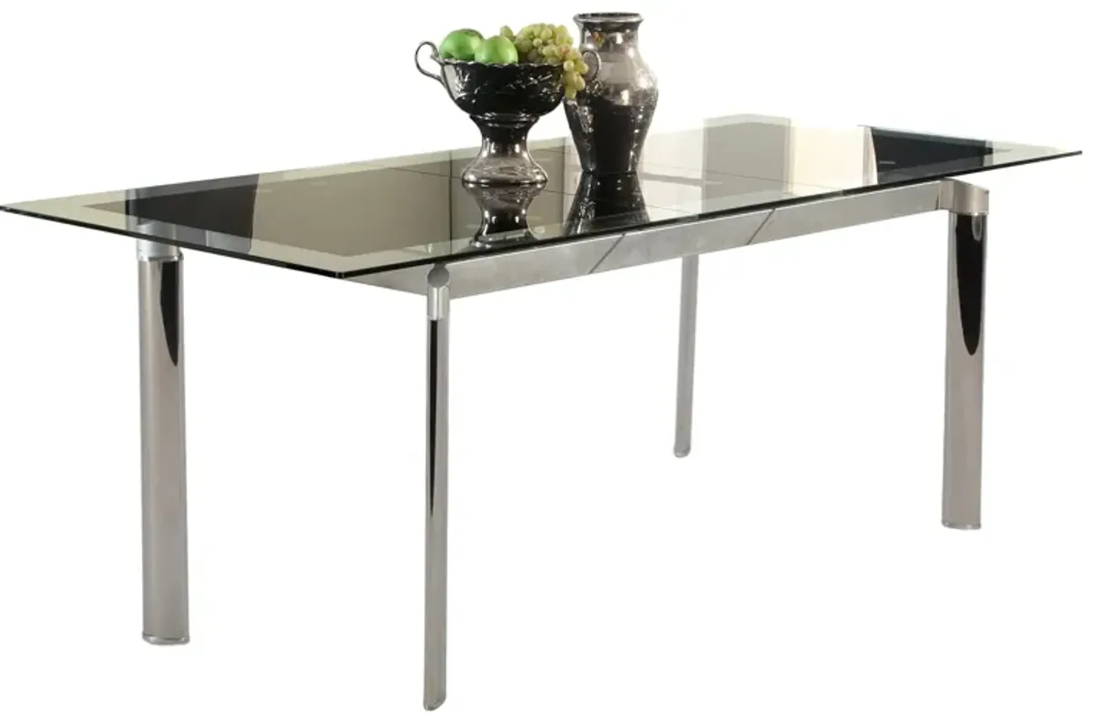 Tarra Dining Table in Black by Chintaly Imports