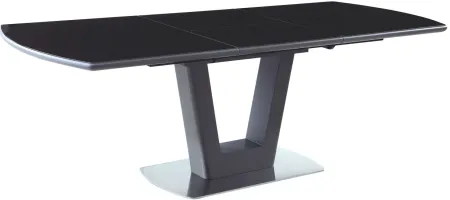 Surie Dining Table in Black and Gray by Chintaly Imports