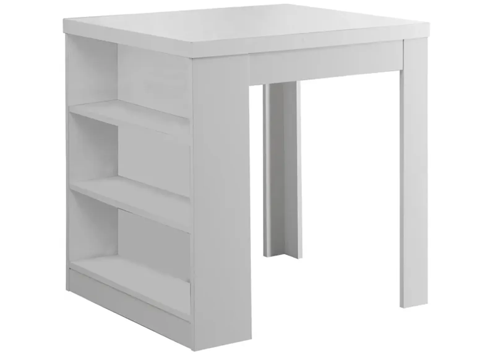 Santa Cruz Counter-Height Dining Table in White by Monarch Specialties