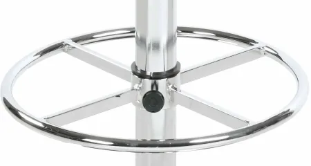 Levan Bar Table in Chrome by Chintaly Imports