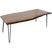Nature's Live Edge 52" Counter-Height Table in Chestnut by Jofran