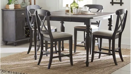 Charleston Counter-Height Dining Table in Dark Gray by Liberty Furniture