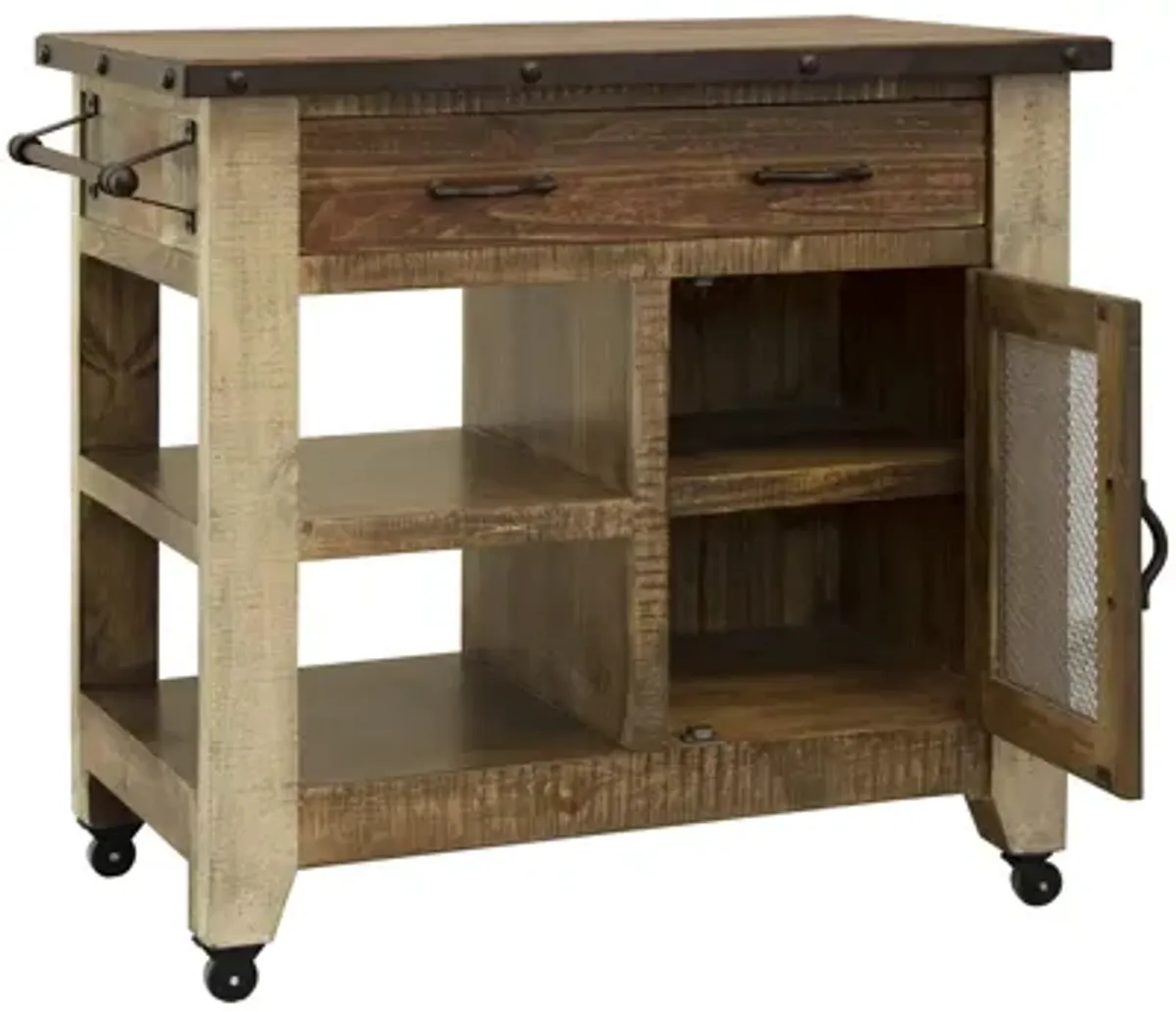 Antique Petite Kitchen Island