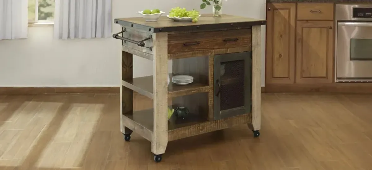 Antique Petite Kitchen Island