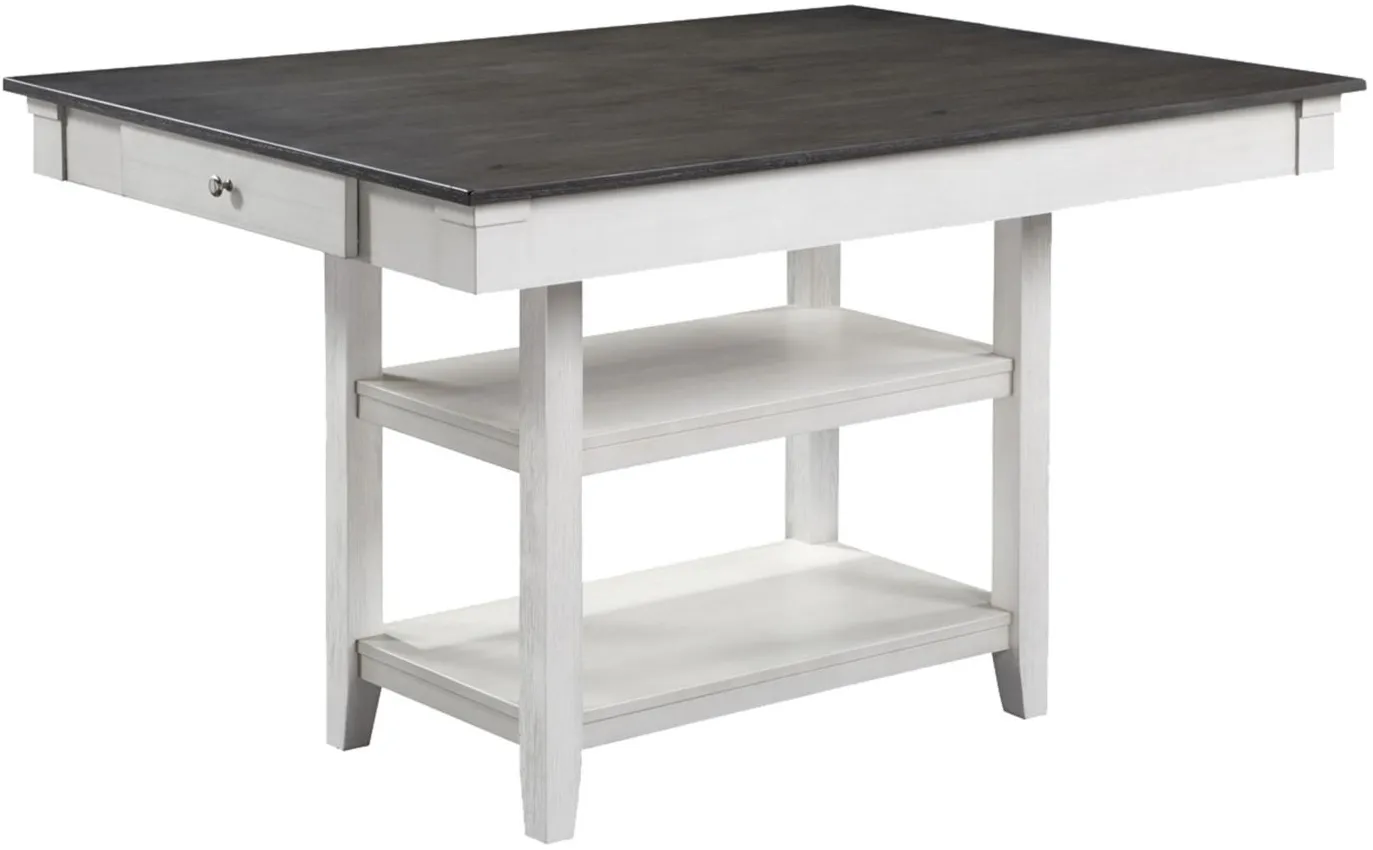 Nina Counter-Height Table in Gray by Crown Mark