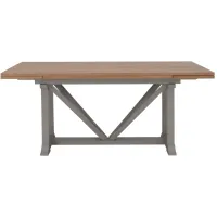 Crew Dining Table in Timeless Oak/Gray Skies by Riverside Furniture