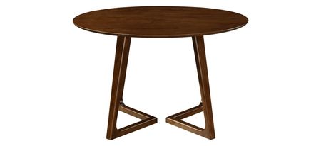 Paddington Round Dining Table in Dark Walnut by New Pacific Direct