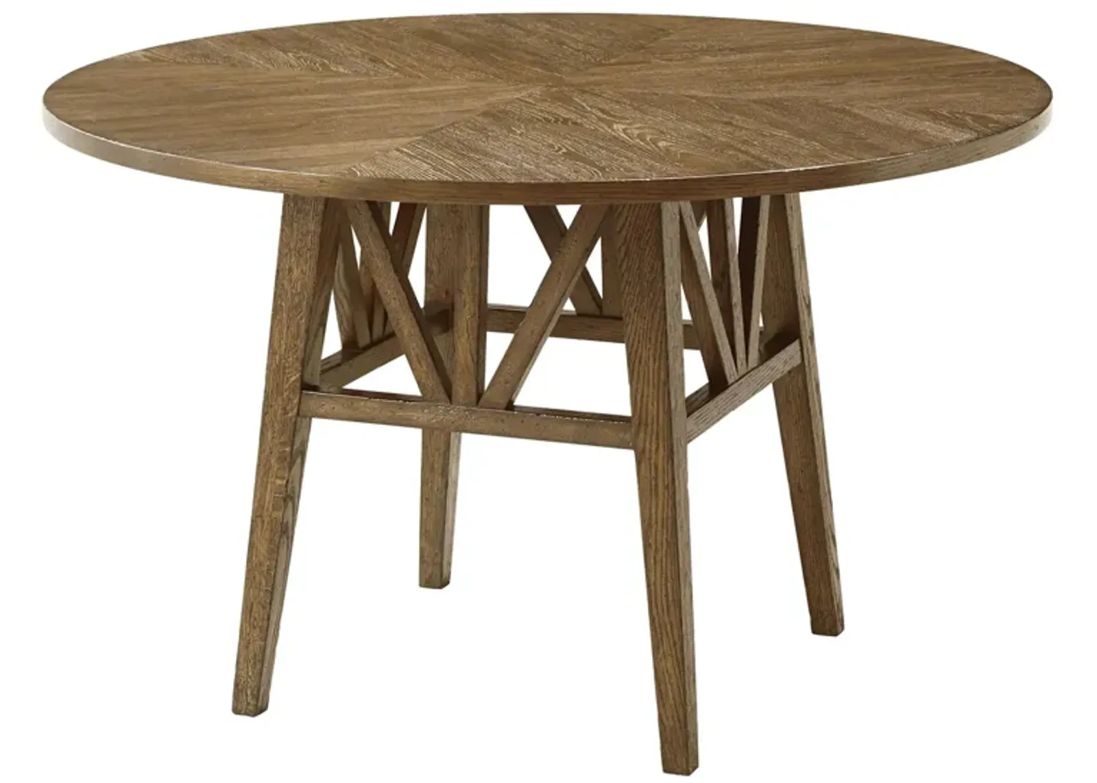 Nova Round Dining Table in Dawn by Theodore Alexander