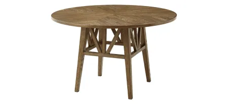 Nova Round Dining Table in Dawn by Theodore Alexander