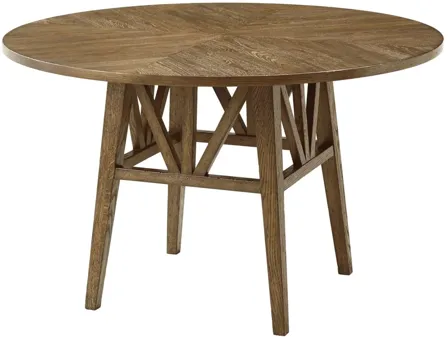 Nova Round Dining Table in Dawn by Theodore Alexander