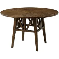 Nova Round Dining Table in Dusk by Theodore Alexander