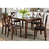 Thornton 7-pc.Dining Set in Medium Brown by Liberty Furniture