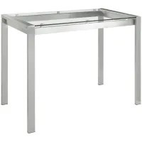 Fuji Counter Table in Stainless Steel by Lumisource
