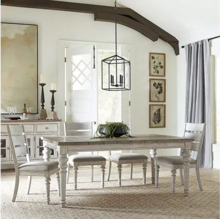 Gilchrist Dining Table in White by Liberty Furniture