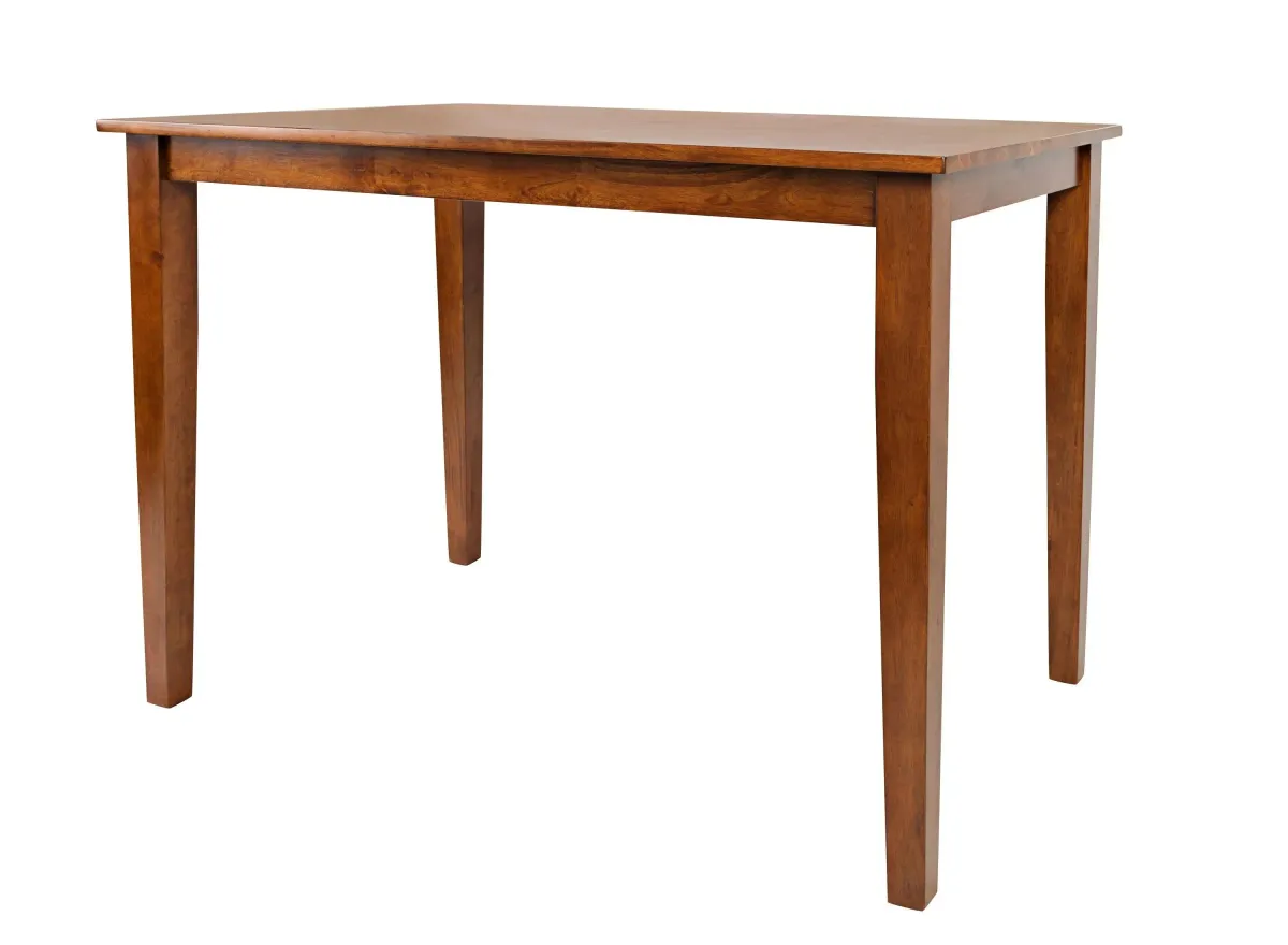 Simplicity Counter-Height Dining Table in Caramel by Jofran