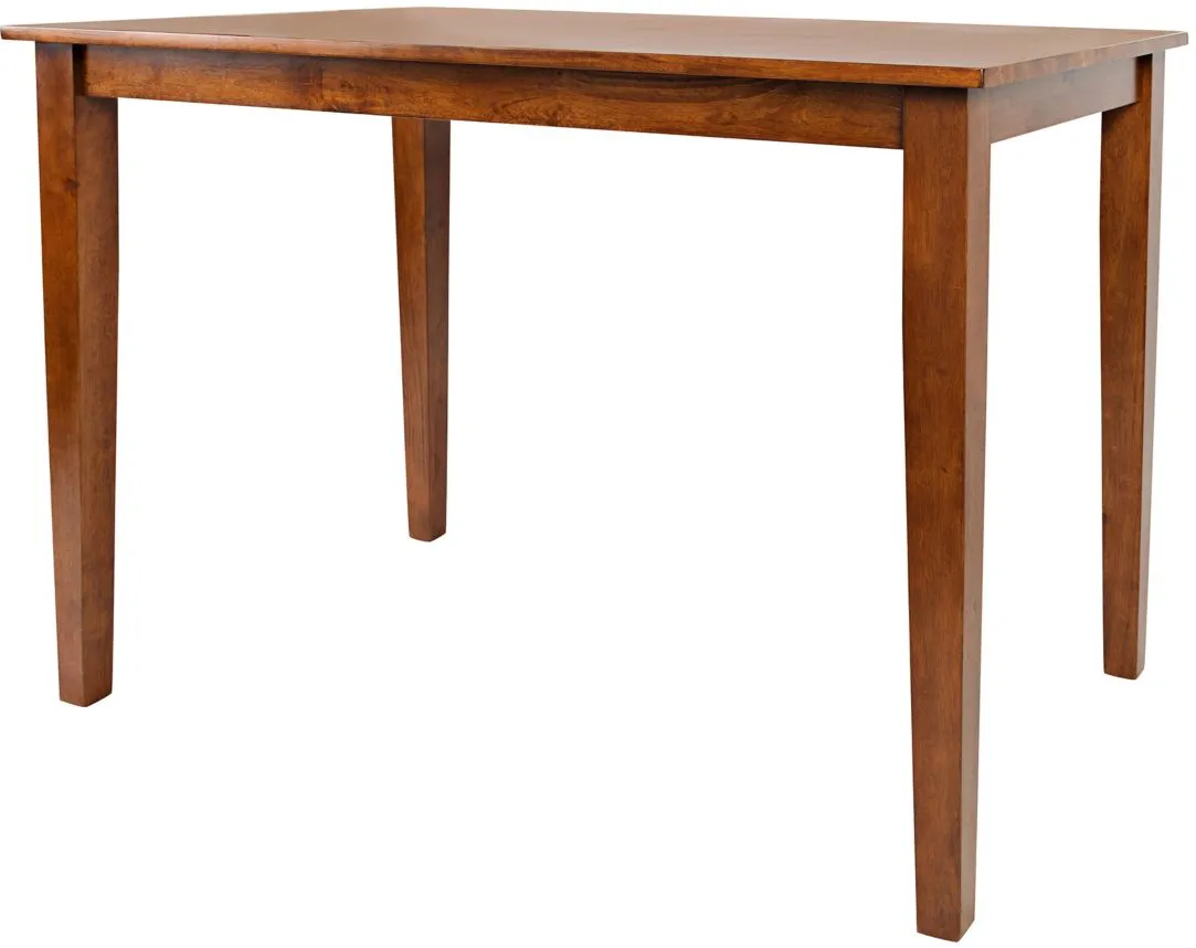 Simplicity Counter-Height Dining Table in Caramel by Jofran
