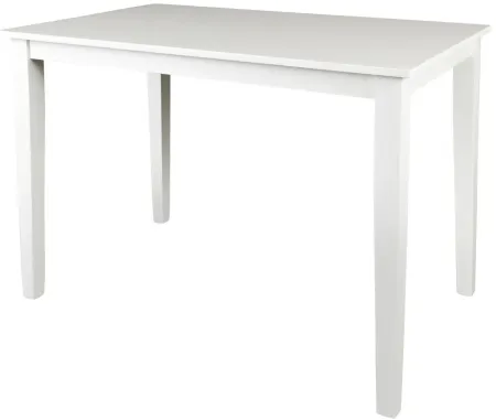 Simplicity Counter-Height Dining Table in Paperwhite by Jofran