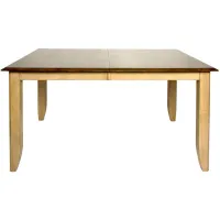 Brook Dining Table w/ Leaf in Wheat and Pecan by Sunset Trading